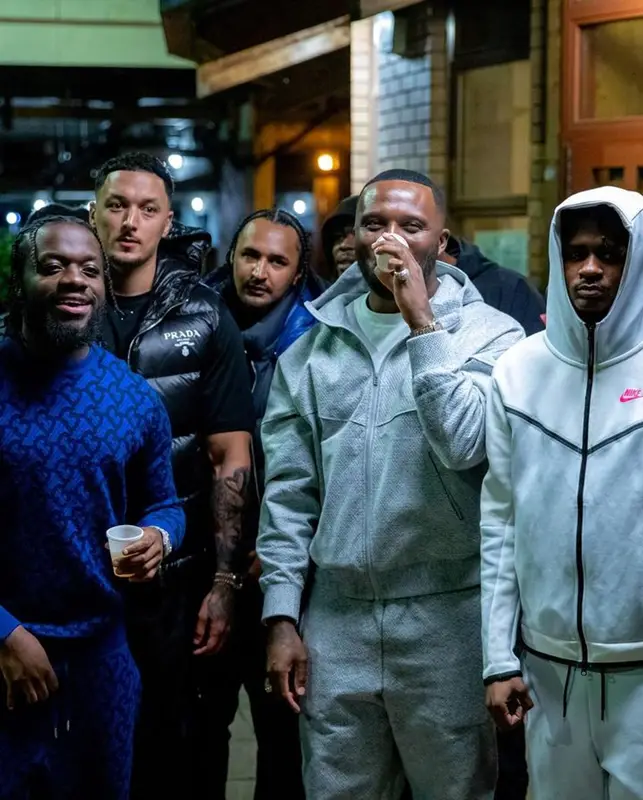 Headie One outfit in Nike, 2023