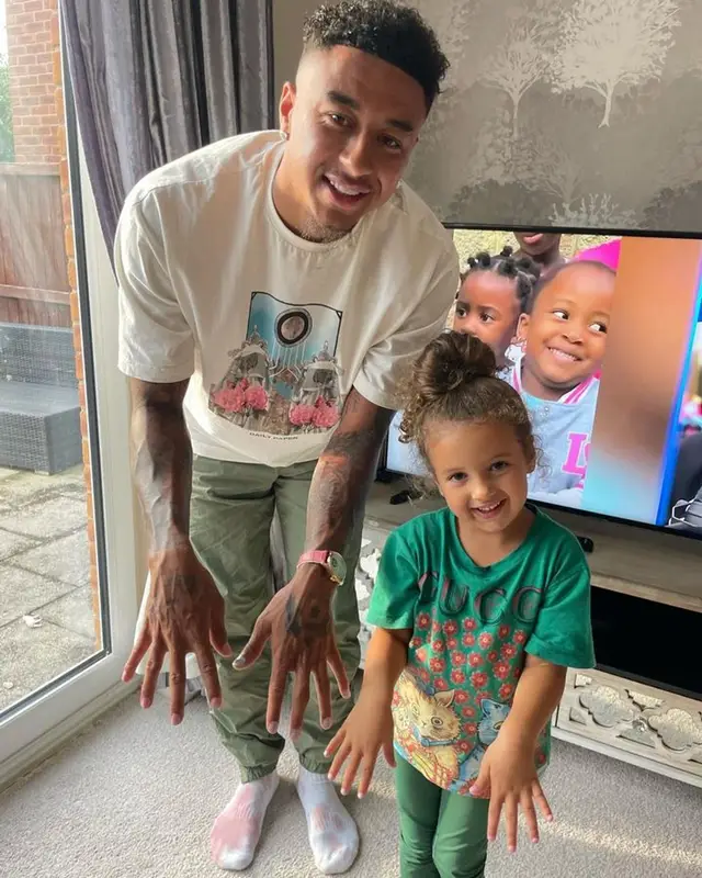Jesse Lingard outfit in Daily Paper, 2023