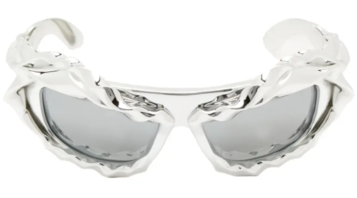 Ottolinger Silver Twisted Sunglasses $409