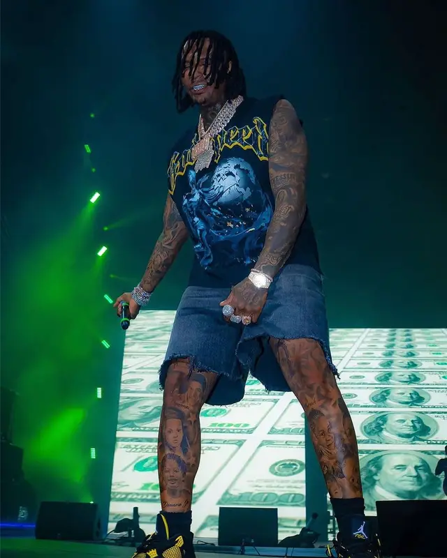 Moneybagg Yo outfit in Godspeed, 2023