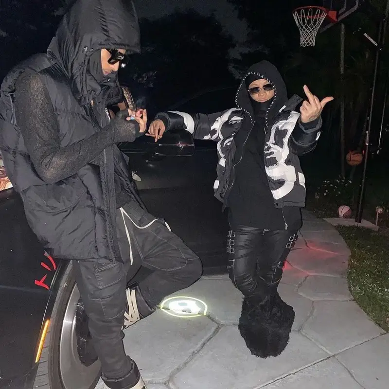 Trippie Redd outfit in Akings, 2023