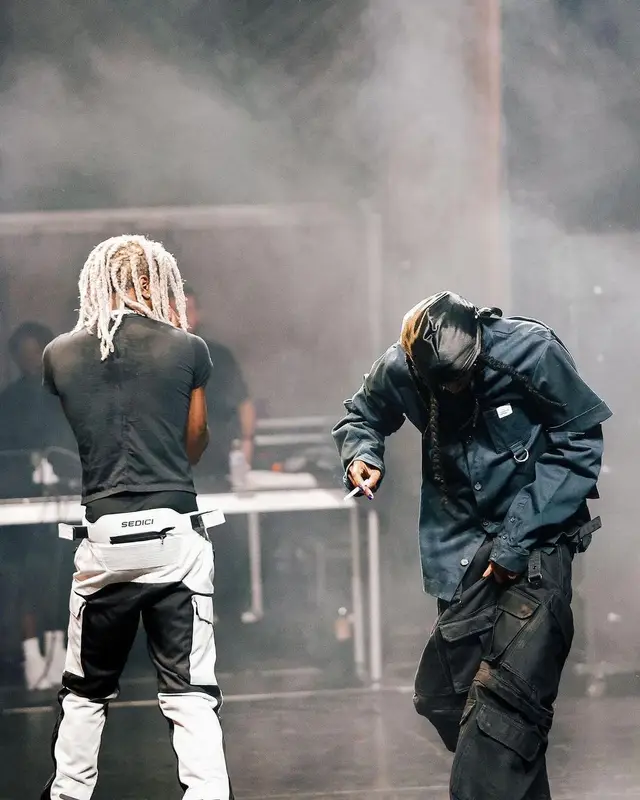 Destroy Lonely outfit in Rick Owens, Sedici, and Balenciaga, 2023
