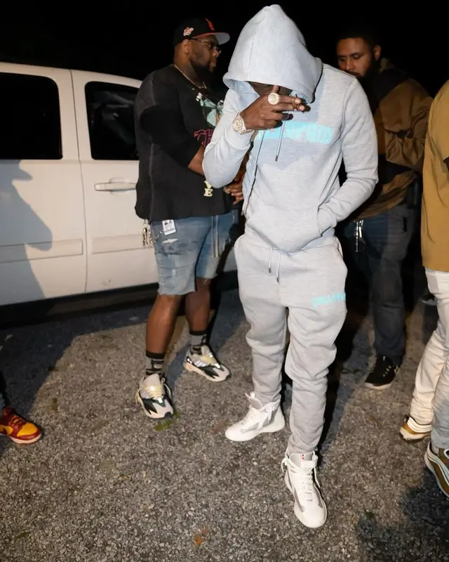 Bobby Shmurda outfit in Fullypaid and Prada, 2023