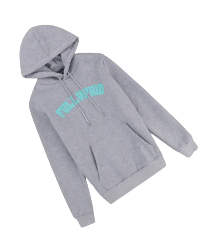 Fullypaid Chenile Grey Blue Hoodie $88
