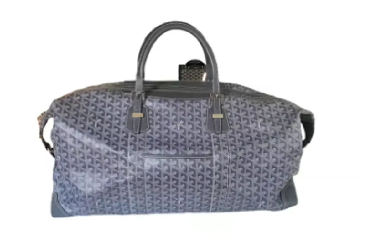 Goyard Grey Boeing Cloth Travel Bag $3145