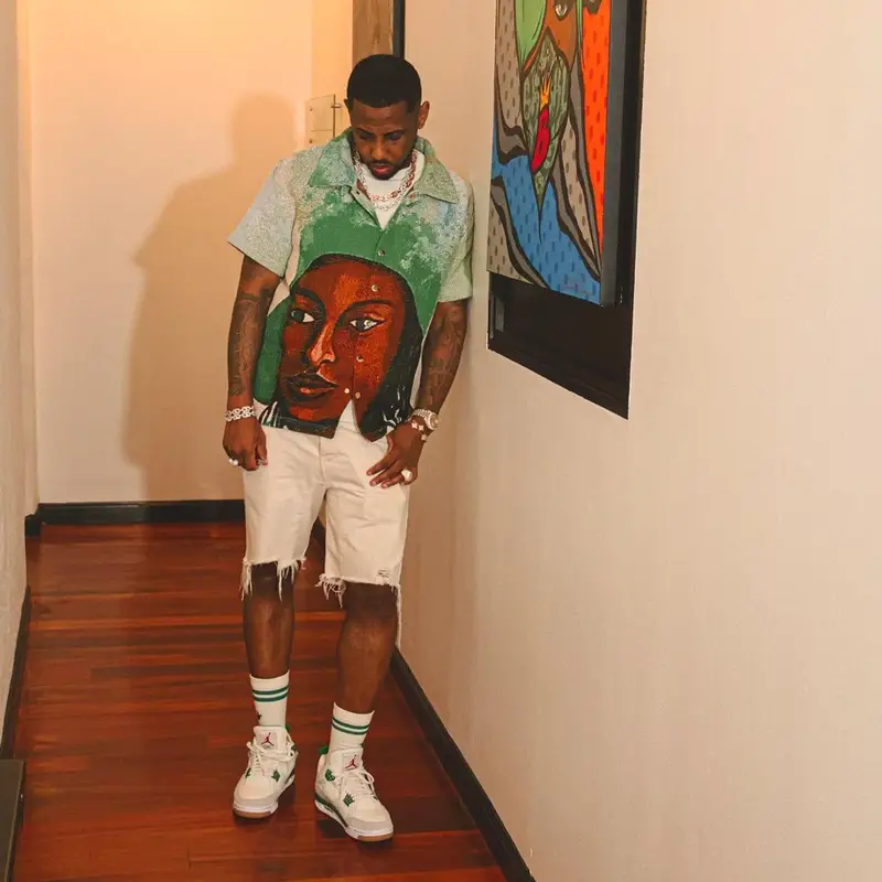 Fabolous outfit in BBLACC Studios, Jordan, and Nike, 2023