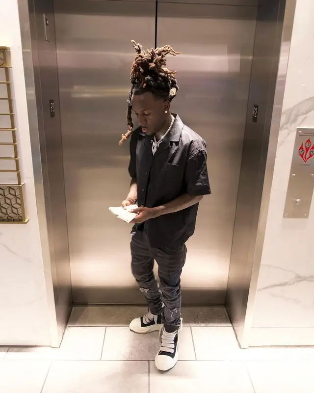 Marty Mula outfit in Balenciaga, Prada, and Off-White, 2023