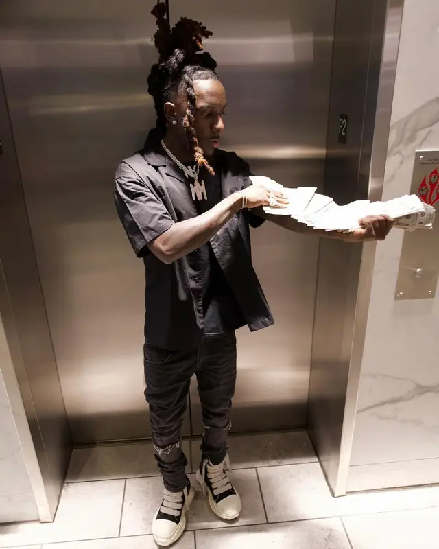 Marty Mula outfit in Balenciaga, Prada, and Off-White, 2023