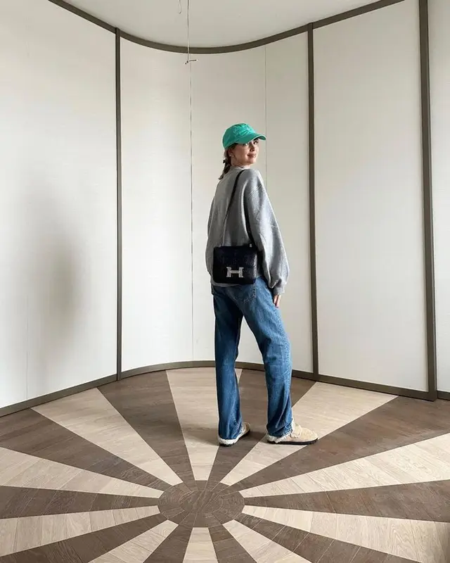Chiara Ferragni outfit in The Attico, Polo Ralph Lauren, and Prada, 2023