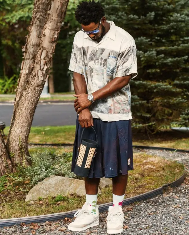 JuJu outfit in Louis Vuitton, Oakley, and Kith, 2023