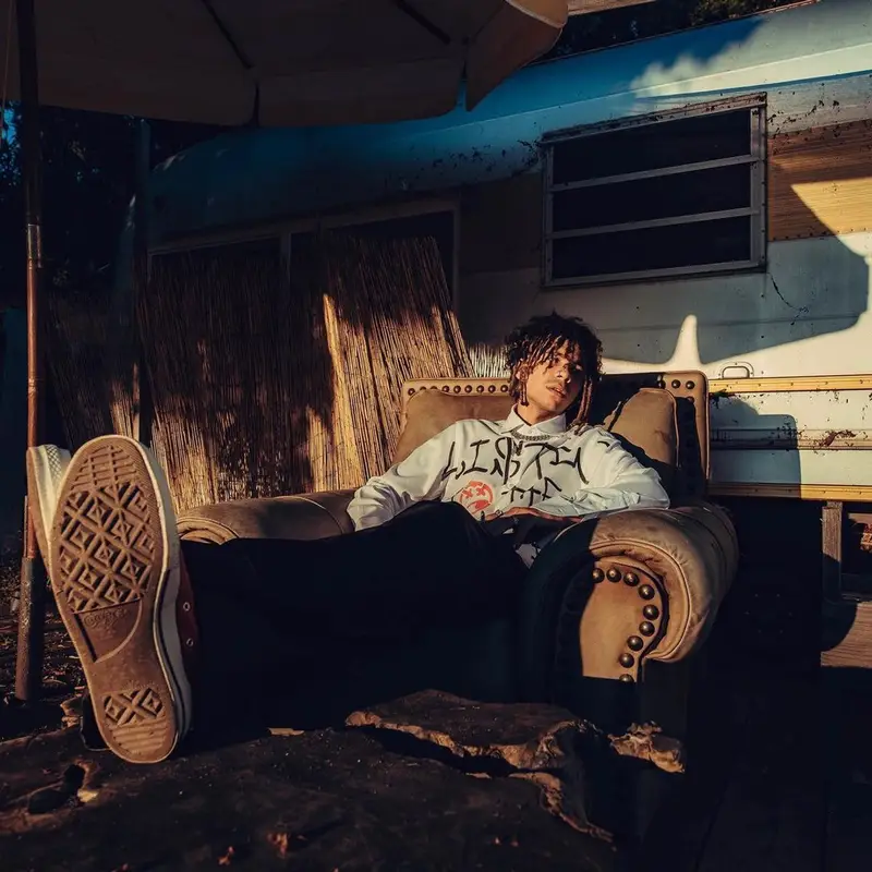 Iann Dior outfit in Pas Une Marque and Converse, 2023