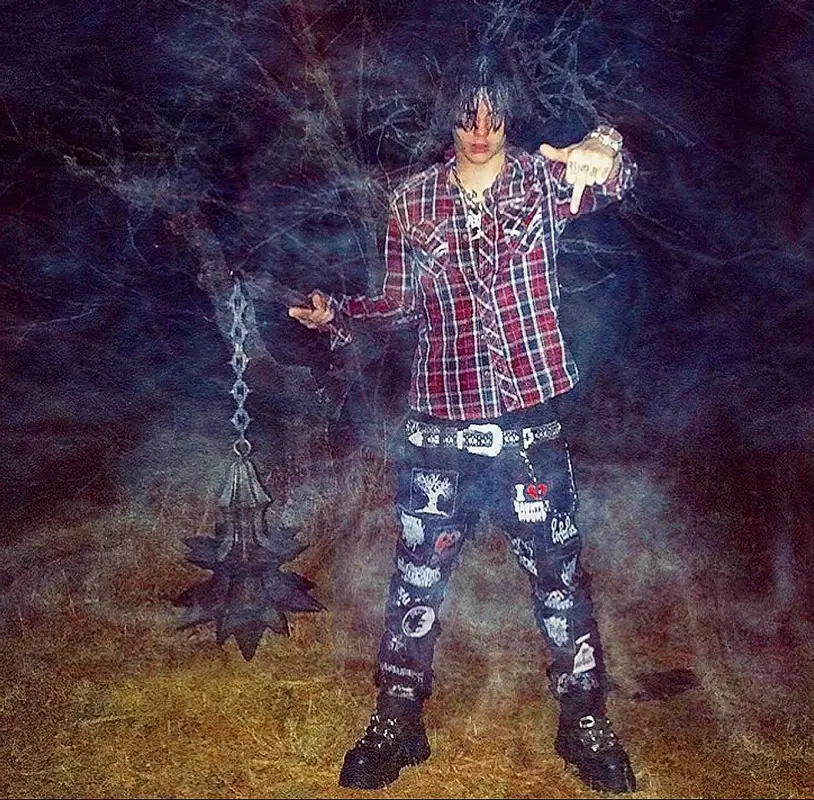 Sematary outfit in Affliction Clothing, Haunted Mound, and B.B. Simon, 2023