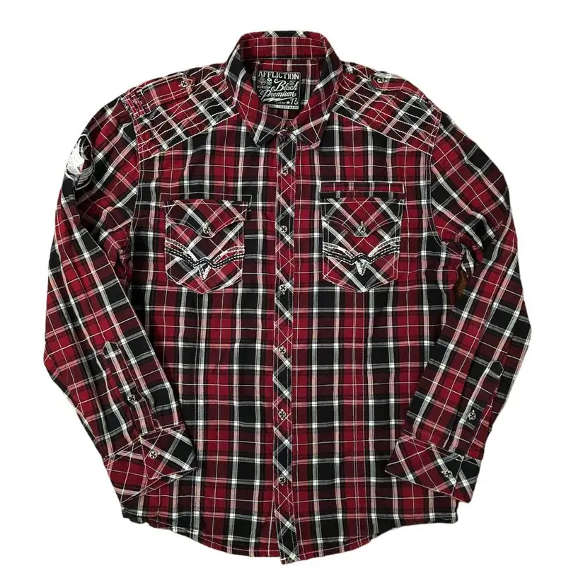 Affliction Clothing Flannel Shirt $151
