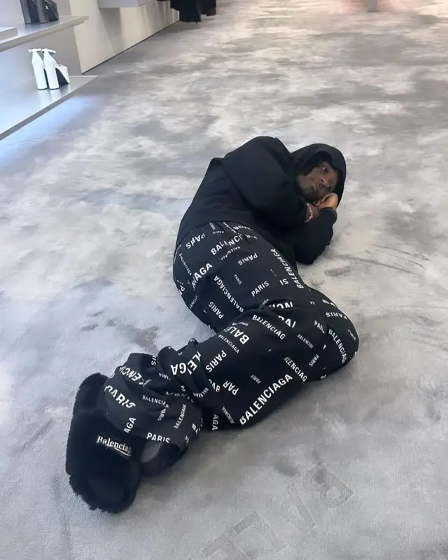 Lil Uzi Vert outfit in Balenciaga, 2023