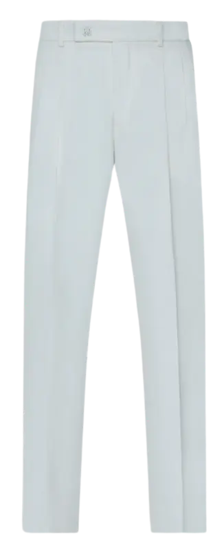 Amiri White Viscose Double Pleated Trousers $1090