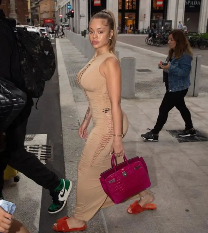 Latto outfit in Hermes and I.Am.Gia, 2023