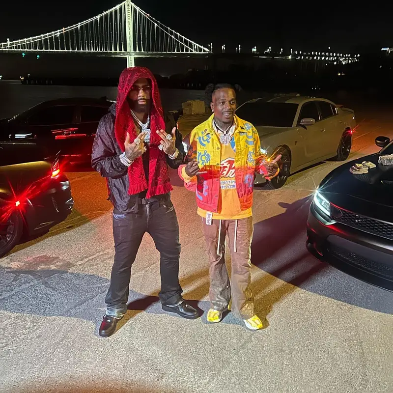 Sauce Walka outfit in Denim Tears, Nike, and Bstroy, 2023