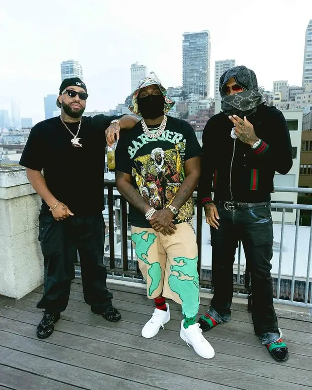 Money Man outfit in Cartier and Gucci, 2023