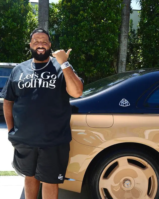 DJ Khaled outfit in We The Best, Nike, and Prada, 2023