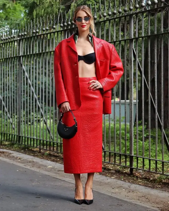 Chiara Ferragni outfit in Prada, 2023