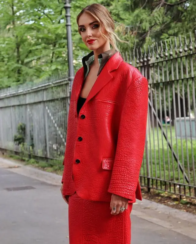 Chiara Ferragni outfit in Prada, 2023