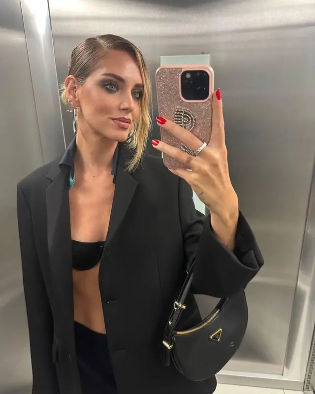 Chiara Ferragni outfit in Prada, 2023