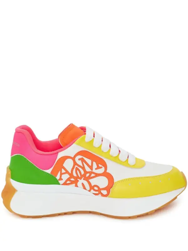 Alexander McQueen Colour Block Low Top Sneakers $692