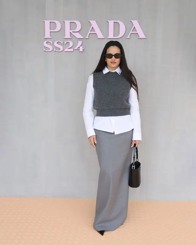 Rosalia outfit in Prada, 2023