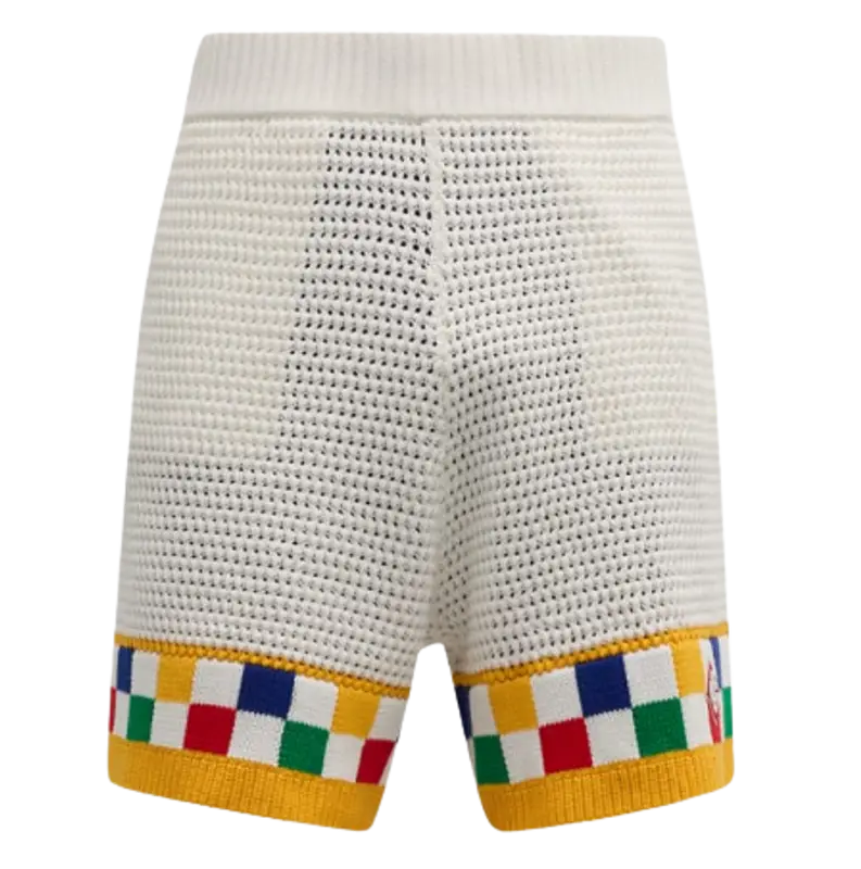 Casablanca Faux Crochet Pull On Shorts $385