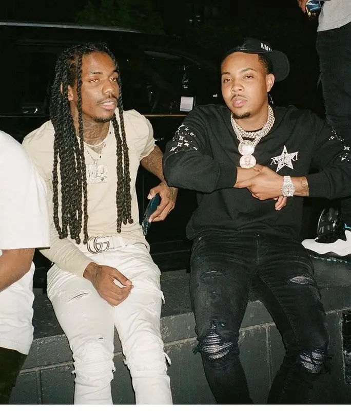 G Herbo outfit in Amiri, 2023