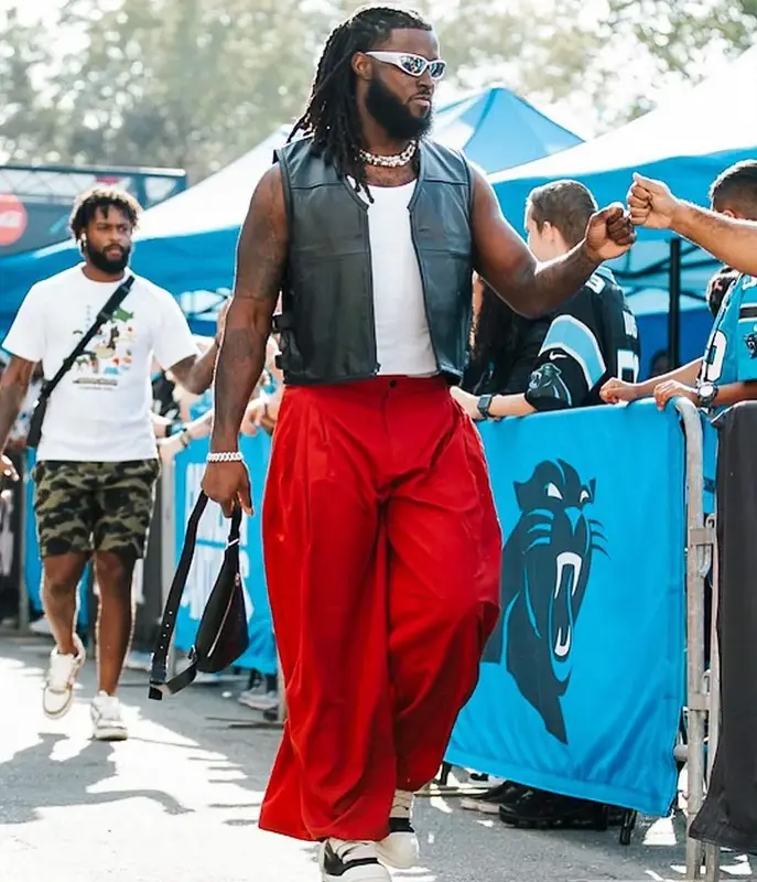Ian Thomas outfit in Geechi Vigilantes, 2023