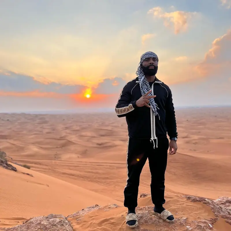 Kaaris outfit in Gucci, 2023