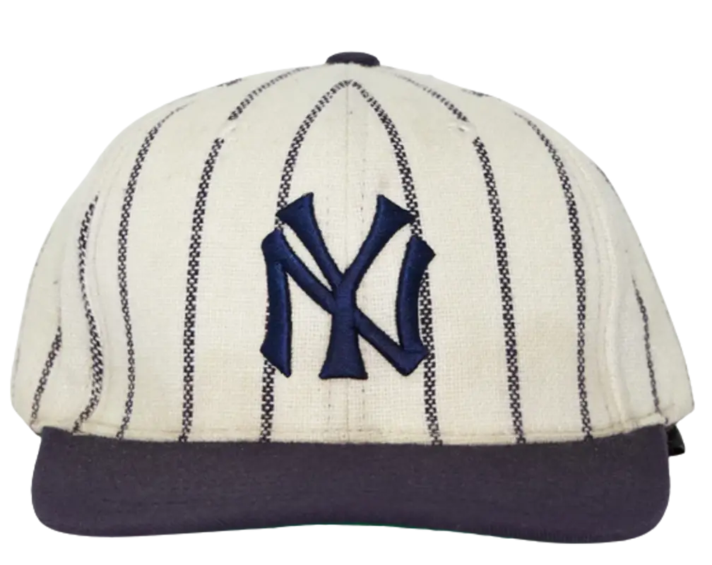 New York Yankees Beige Blue Logo Snapback $125