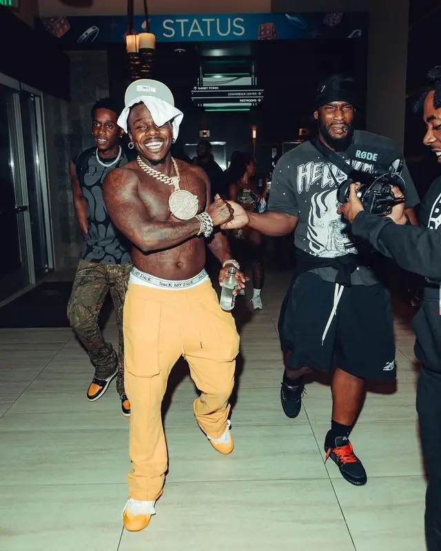 DaBaby outfit in Hollywoodhunna, Lanvin, and Balenciaga, 2023