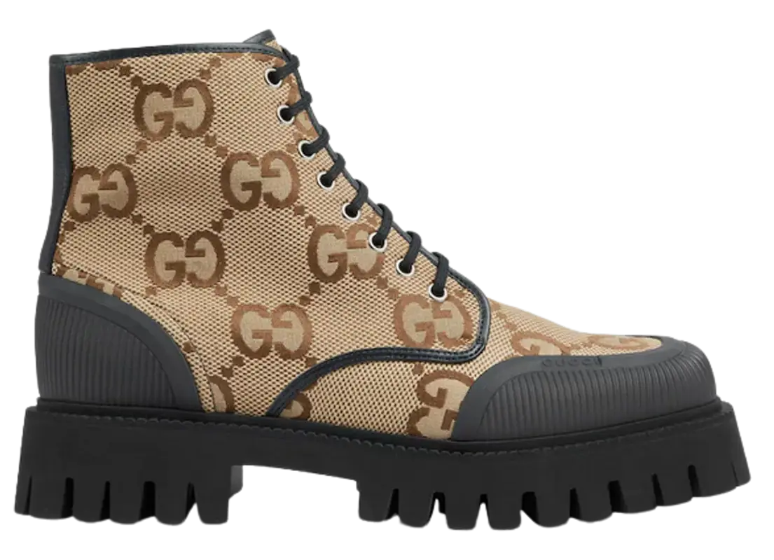 Gucci Beige Novo Lug-sule Ankle Booties $1100