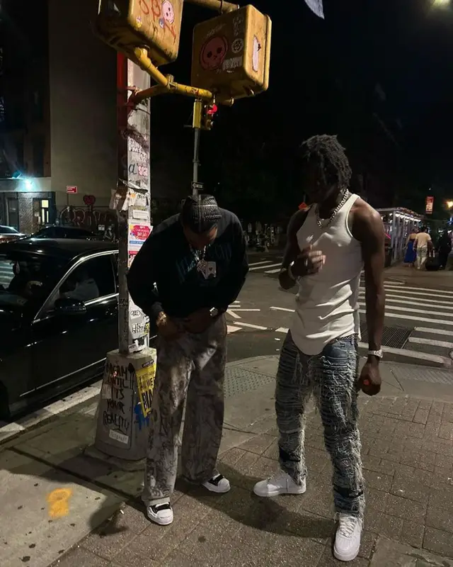 Jnr Choi outfit in Rick Owens, 1017 Alyx 9SM, and B.B. Simon, 2023