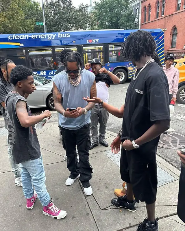 Jnr Choi outfit in Vetements, Louis Vuitton, and Nike, 2023
