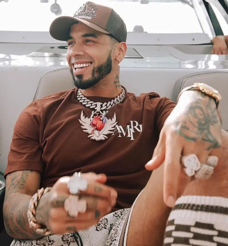 Anuel AA outfit in Amiri, 2023