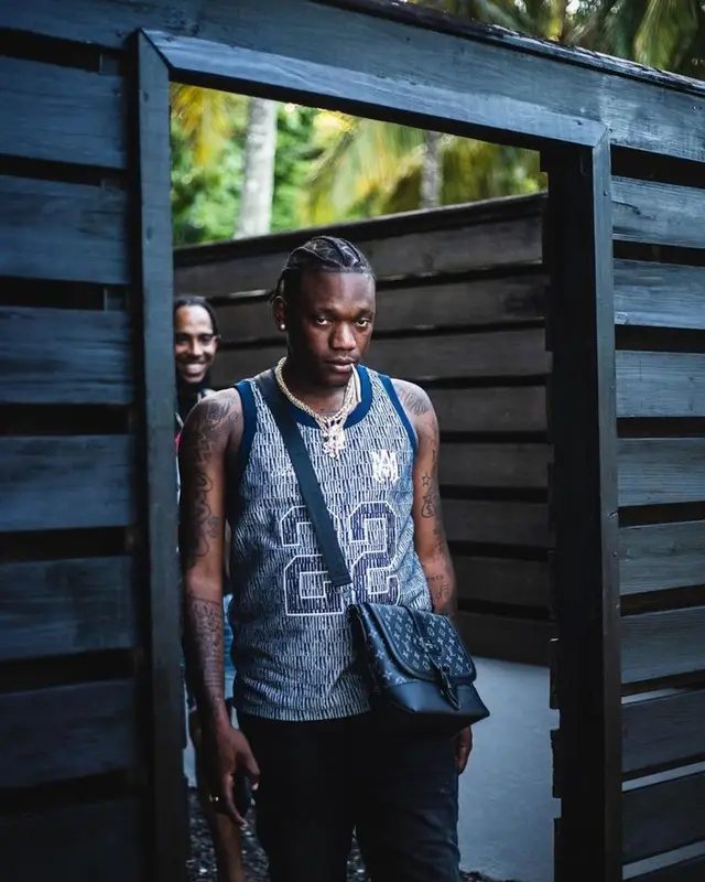 Valiant outfit in Amiri and Louis Vuitton, 2023