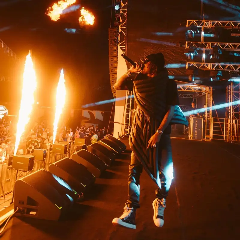 Rich The Kid outfit in Rick Owens, 2023