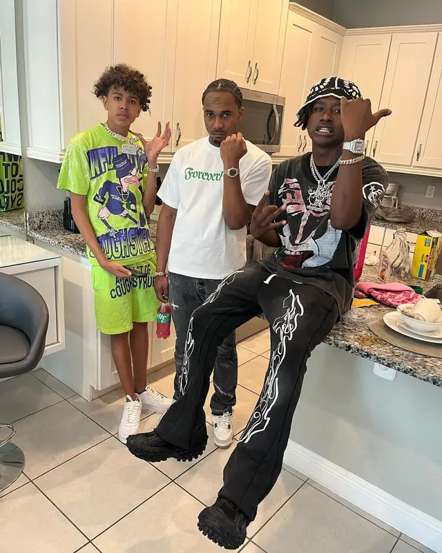 Baby Jungle outfit in Hellstar, Balenciaga, and Shein, 2023