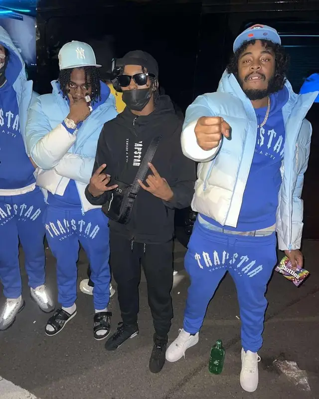 Russ Millions outfit in Trapstar and Dior, 2023
