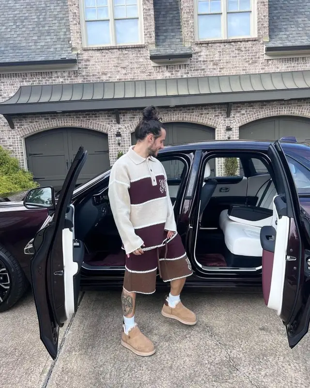 Russ outfit in Palm Angels and Amiri, 2023
