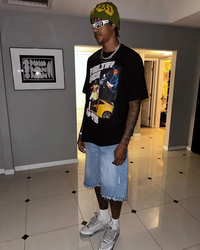 Shareef O'neal outfit in Chew Forever, 2023