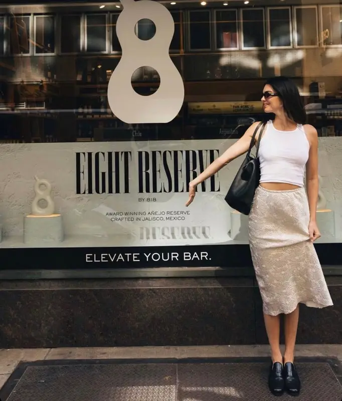 Kendall Jenner outfit in The Row, Gucci, and Dries Van Noten, 2023