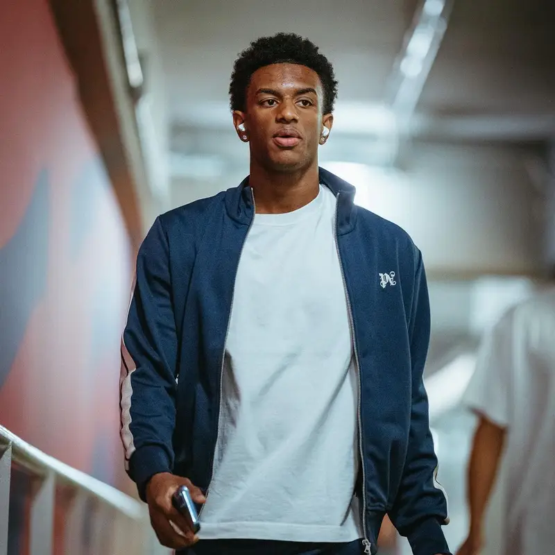 Alejandro Balde outfit in Palm Angels and Nike, 2023