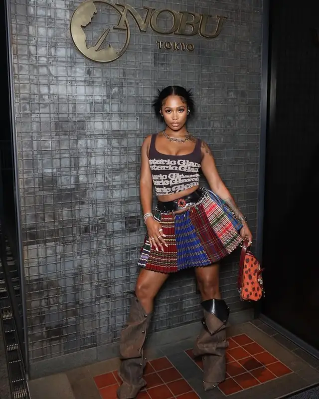 Dess Dior outfit in Hysteric Glamour, Dior, and Chopova Lowena, 2023