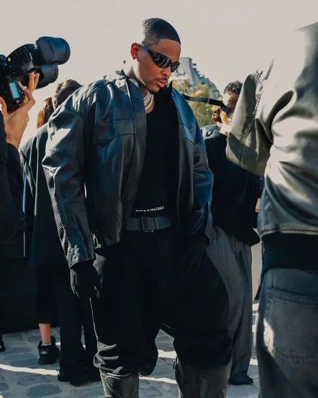 YG outfit in Balenciaga, 2023