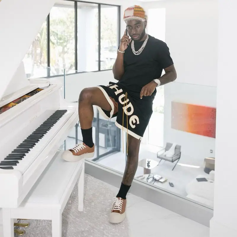 Lil Dann outfit in Rhude and Marni, 2023
