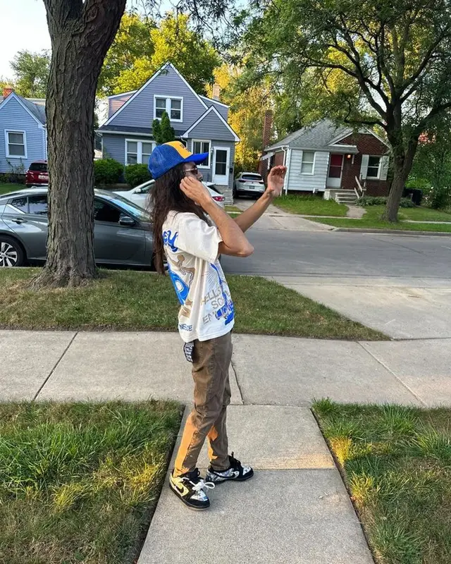 BabyTron outfit in Ksubi, Supreme, and Gallery Dept., 2023